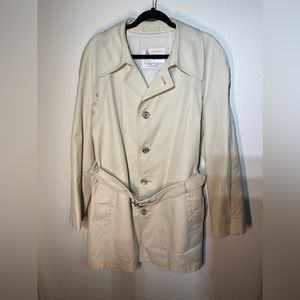 London Fog Canvas Men’s Trench Coat